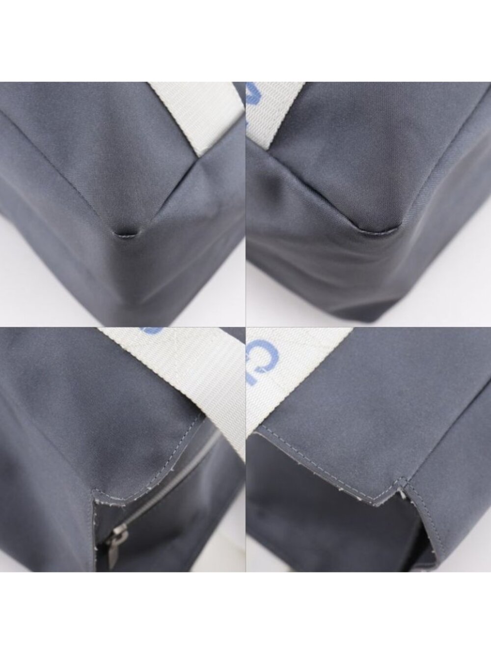 Chanel Sportsline Logo Nylon Gray Tote - Picture 4 of 10